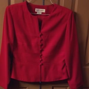 Maggy London Blazer Jacket Red